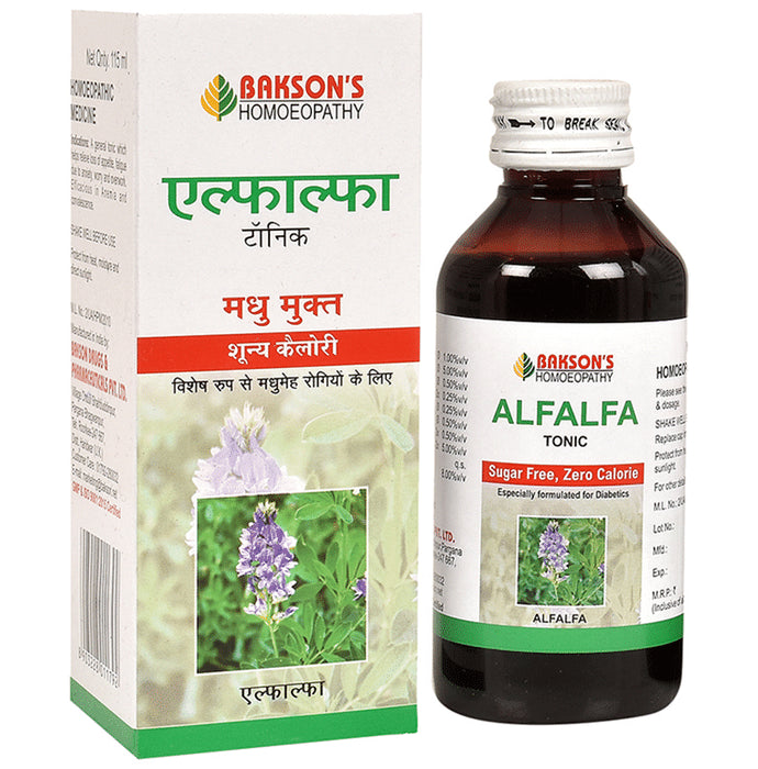 Bakson's Homeopathy Alfalfa Tonic Sugar Free - Classic Derma