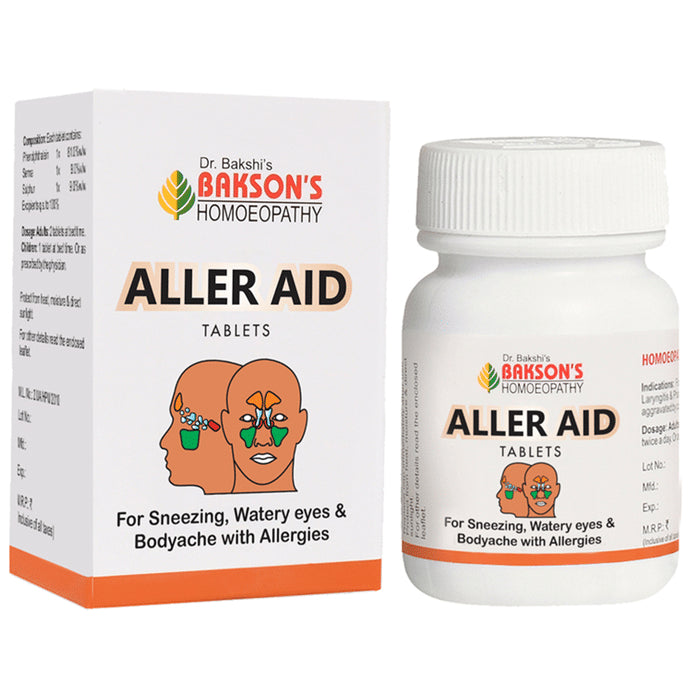 Bakson's Homeopathy Aller Aid Tablet - Classic Derma