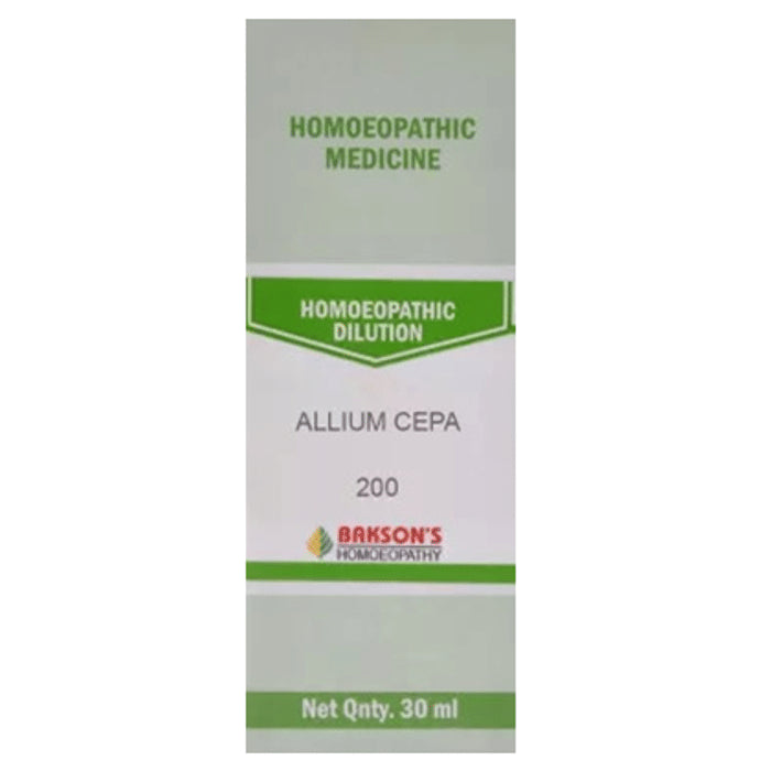 Bakson's Homeopathy Allium Cepa Dilution 200 - Classic Derma