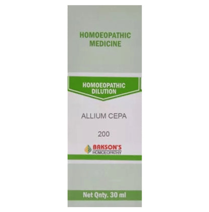 Bakson's Homeopathy Allium Cepa Dilution 200 - Classic Derma