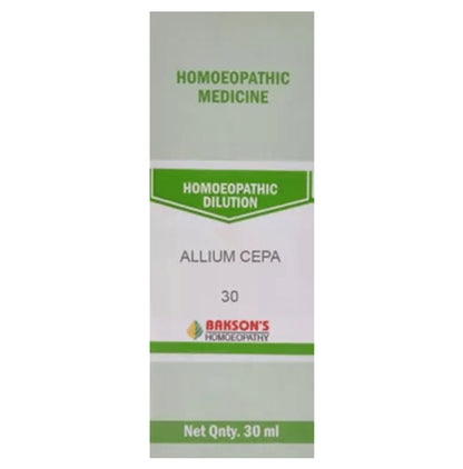 Bakson's Homeopathy Allium Cepa Dilution 30 - Classic Derma