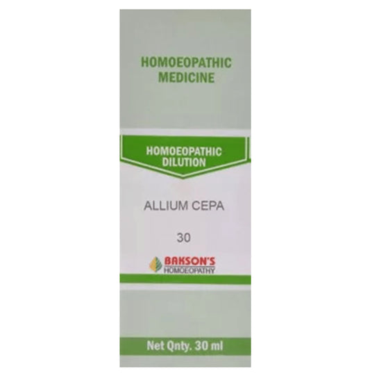 Bakson's Homeopathy Allium Cepa Dilution 30 - Classic Derma