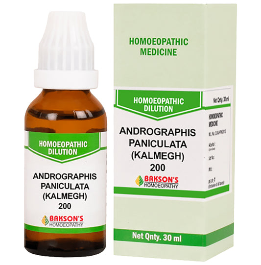 Bakson's Homeopathy Andrographis Paniculata (Kalmegh) Dilution 200 - Classic Derma