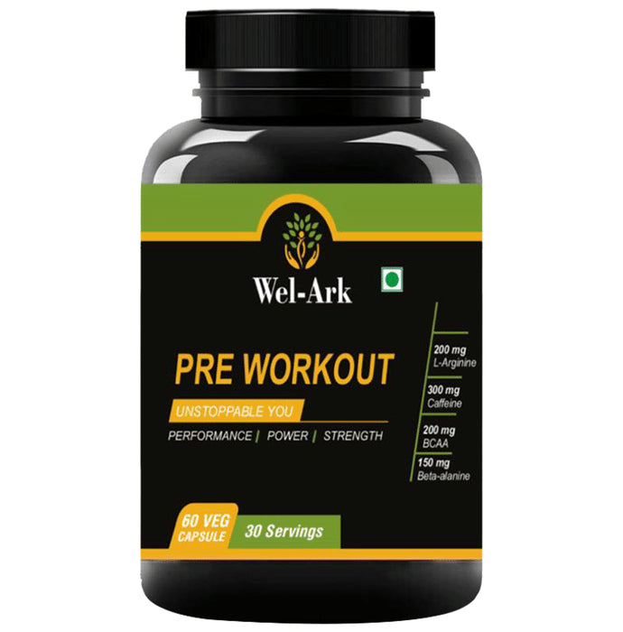 Wel-Ark Pre Workout Veg Capsule - Classic Derma