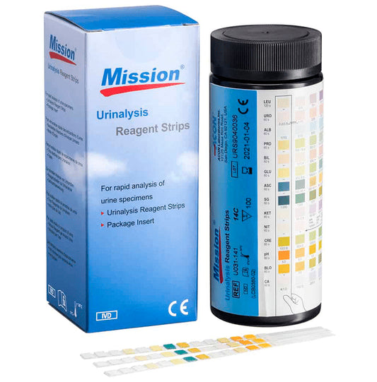 Acon Mission Urinalysis Reagent 10U Strip - Classic Derma