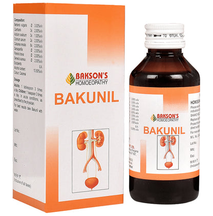 Bakson's Homeopathy Bakunil Syrup - Classic Derma