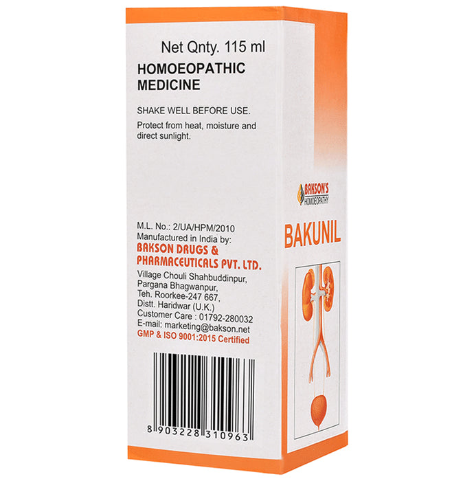 Bakson's Homeopathy Bakunil Syrup