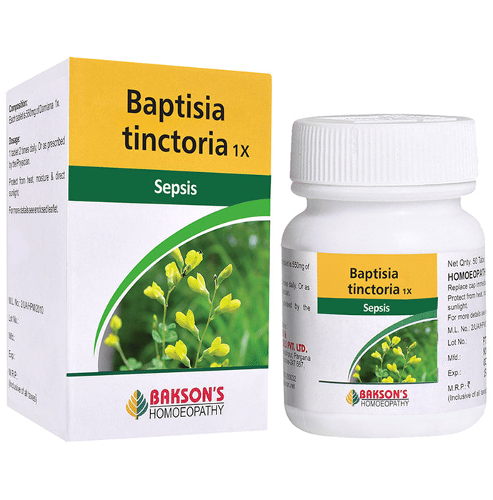 Bakson's Homeopathy Baptisia Tinctoria 1X - Classic Derma