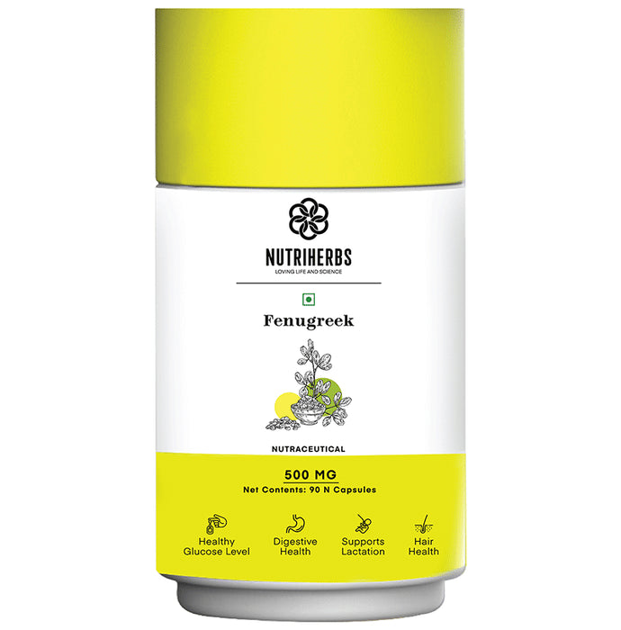 Nutriherbs Fenugreek Herbal Extract 500mg Capsule - Classic Derma