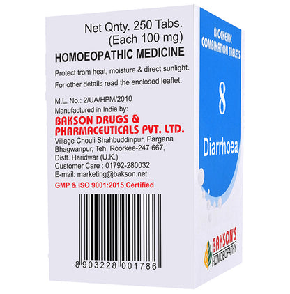 Bakson's Homeopathy Biocombination 8 Tablet