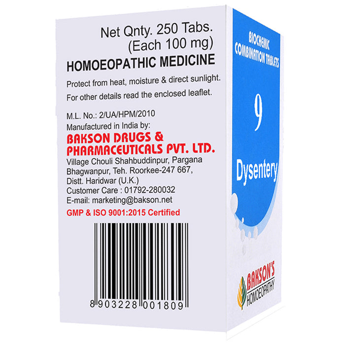 Bakson's Homeopathy Biocombination 9 Tablet