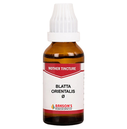 Bakson's Homeopathy Blatta Orientalis Mother Tincture Q