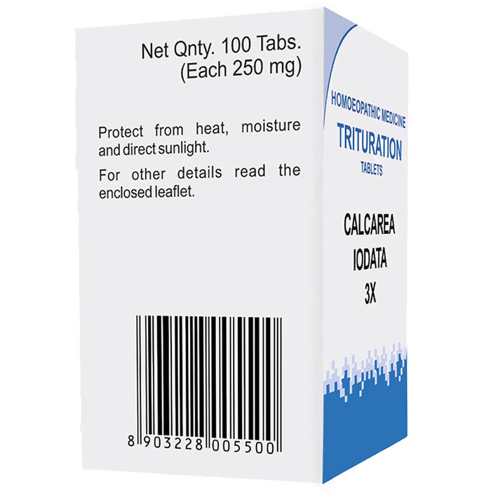 Bakson's Homeopathy Calcarea Iodata Trituration Tablet 3X
