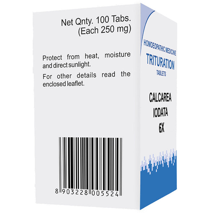 Bakson's Homeopathy Calcarea Iodata Trituration Tablet 6X