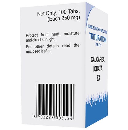 Bakson's Homeopathy Calcarea Iodata Trituration Tablet 6X