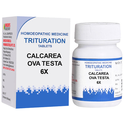 Bakson's Homeopathy Calcarea Ova Testa Trituration Tablet 6X - Classic Derma