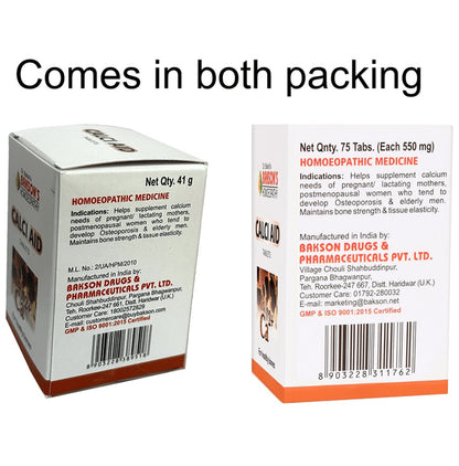 Bakson's Homeopathy Calci Aid Tablet