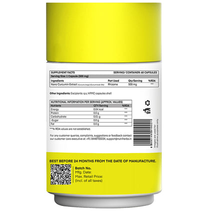 Nutriherbs Nano Curcumin Capsule