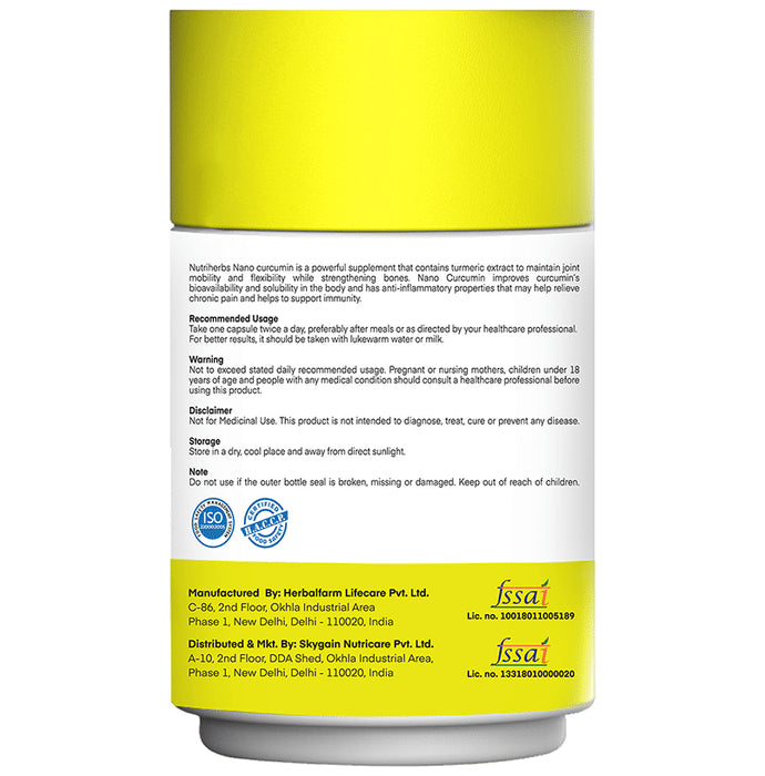 Nutriherbs Nano Curcumin Capsule