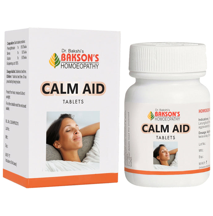 Bakson's Homeopathy Calm Aid Tablet - Classic Derma