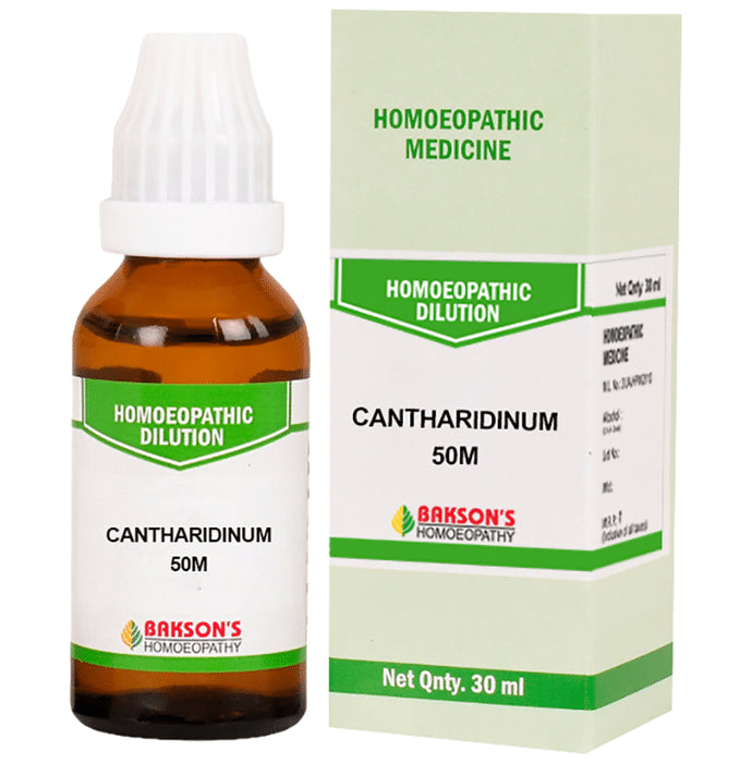 Bakson's Homeopathy Cantharidinum Dilution 50M - Classic Derma