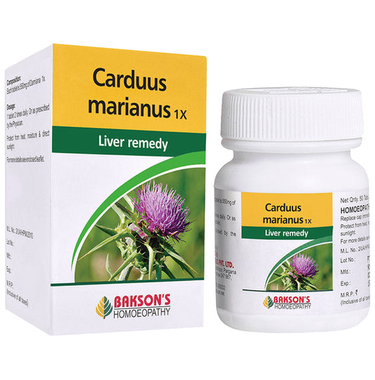 Bakson's Homeopathy Carduus Marianus 1X - Classic Derma