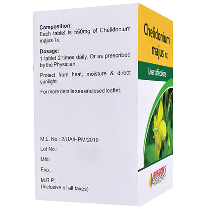 Bakson's Homeopathy Chelidonium Majus 1X