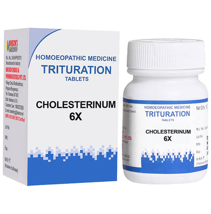 Bakson's Homeopathy Cholesterinum Trituration Tablet 6X - Classic Derma