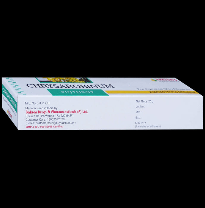 Bakson's Homeopathy Chrysarobinum Ointment