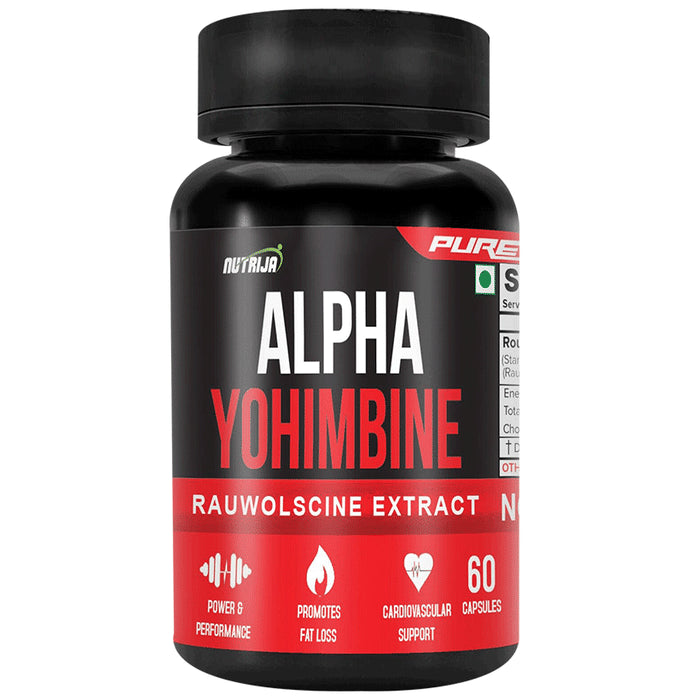 Nutrija Alpha Yohimbine Rauwolscine Extract Capsule - Classic Derma