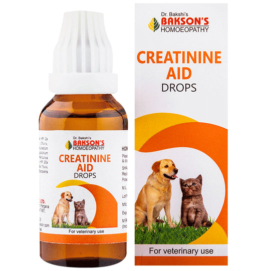 Bakson's Homeopathy Creatinine Aid Drop for Veterinary Use - Classic Derma
