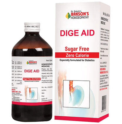 Bakson's Homeopathy Dige Aid Syrup Sugar Free
