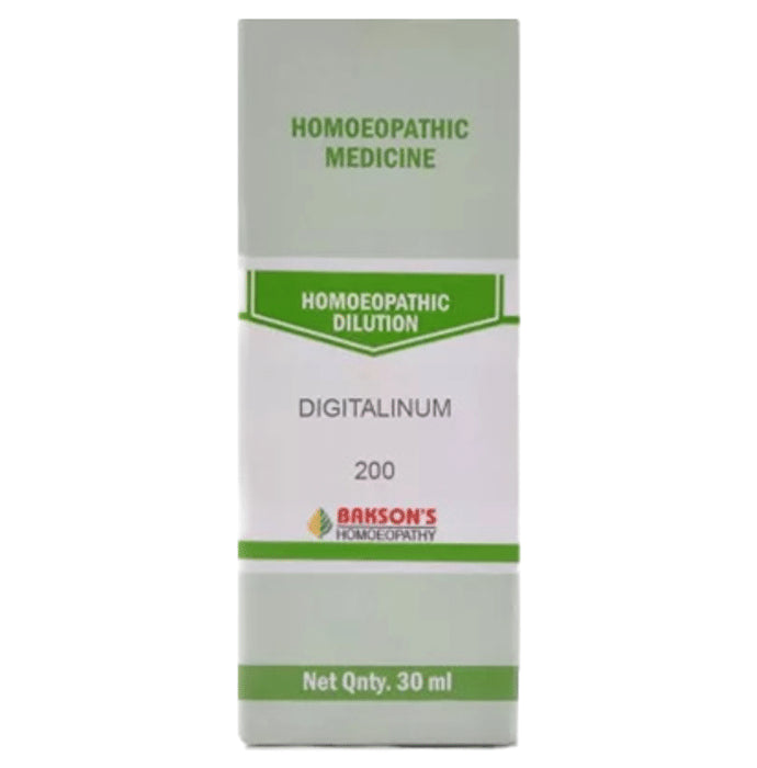 Bakson's Homeopathy Digitalinum Dilution 200 - Classic Derma
