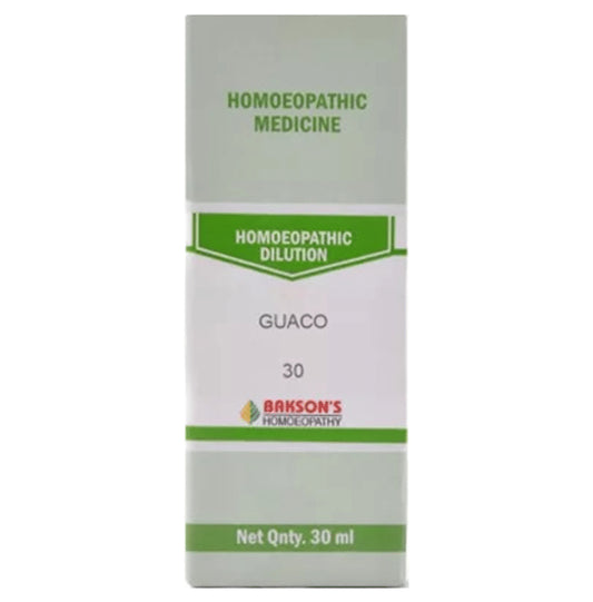 Bakson's Homeopathy Dilution Guaco 30 - Classic Derma