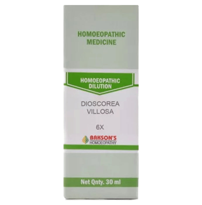 Bakson's Homeopathy Dioscorea villosa Dilution 6X - Classic Derma