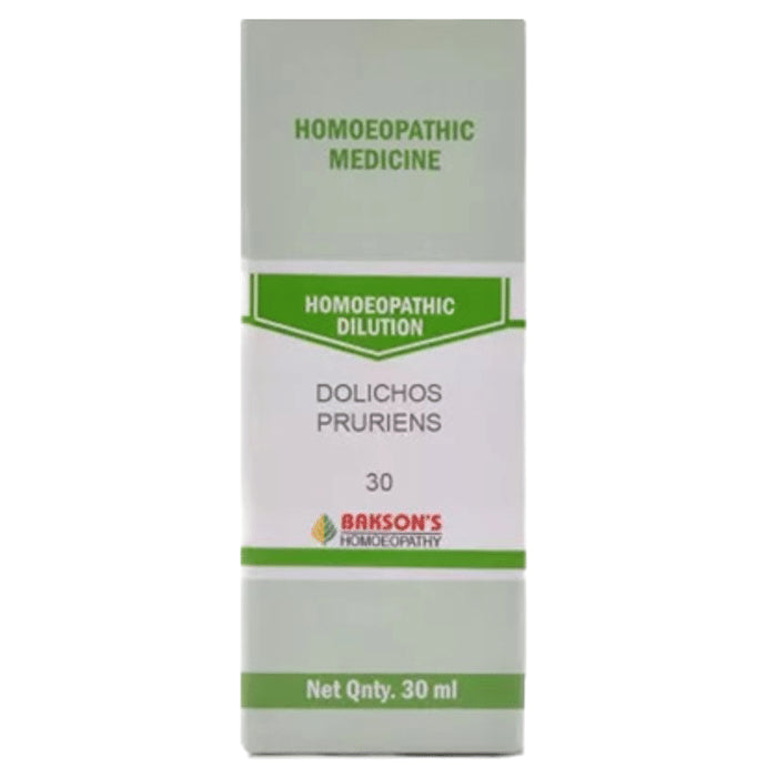 Bakson's Homeopathy Dolichos Pruriens Dilution 30 - Classic Derma