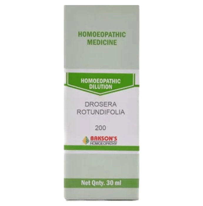 Bakson's Homeopathy Drosera Rotundifolia Dilution 200 - Classic Derma