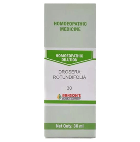 Bakson's Homeopathy Drosera Rotundifolia Dilution 30 - Classic Derma