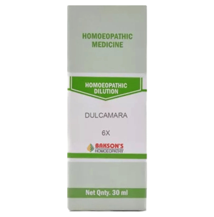 Bakson's Homeopathy Dulcamara Dilution 6X - Classic Derma