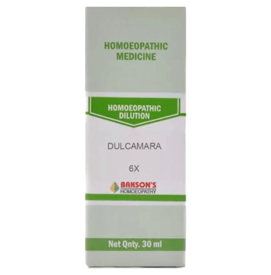 Bakson's Homeopathy Dulcamara Dilution 6X - Classic Derma