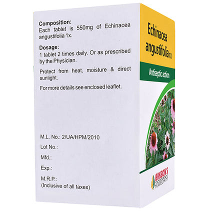 Bakson's Homeopathy Echinacea Angustifolia 1X