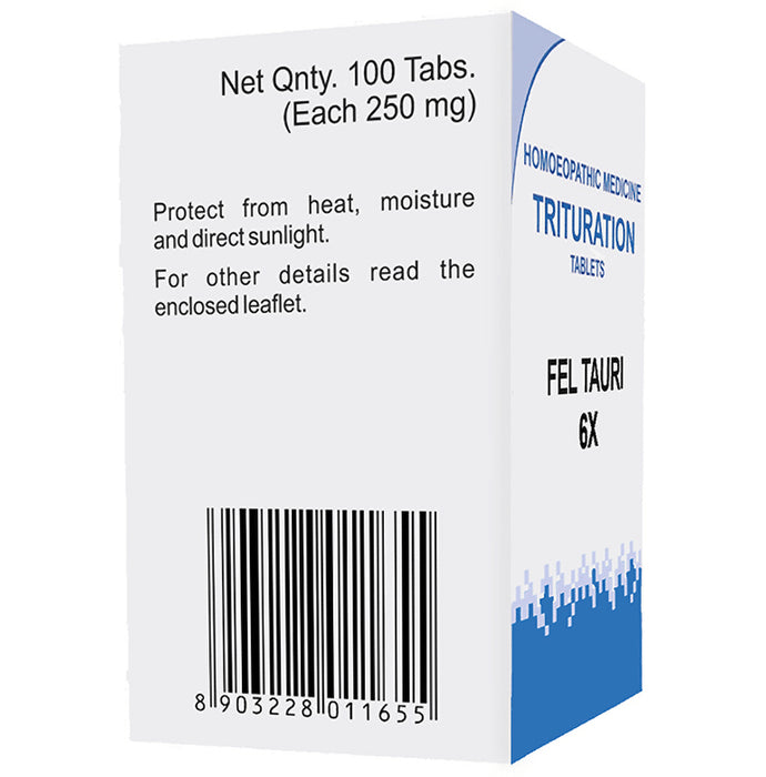 Bakson's Homeopathy Fel Tauri Trituration Tablet 6X