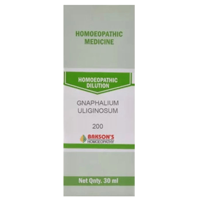 Bakson's Homeopathy Gnaphalium Uliginosum Dilution 200 - Classic Derma