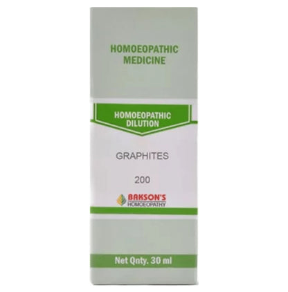 Bakson's Homeopathy Graphites Dilution 200 CH - Classic Derma