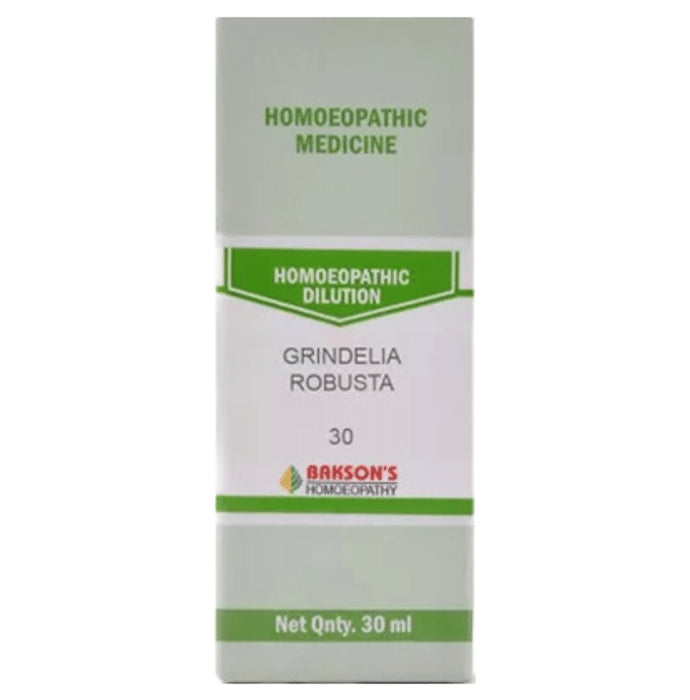 Bakson's Homeopathy Grindelia Robusta Dilution 30 - Classic Derma