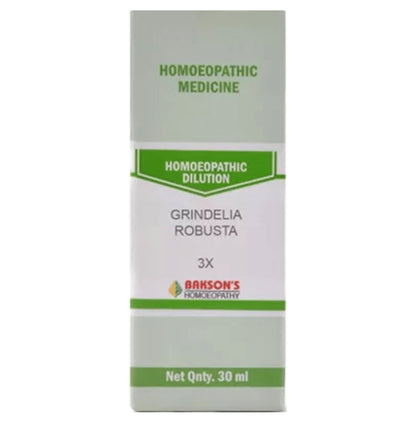 Bakson's Homeopathy Grindelia Robusta Dilution 3X - Classic Derma