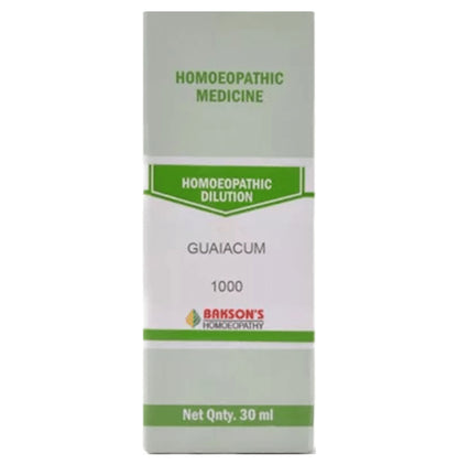 Bakson's Homeopathy Guaiacum Dilution 1000 CH - Classic Derma
