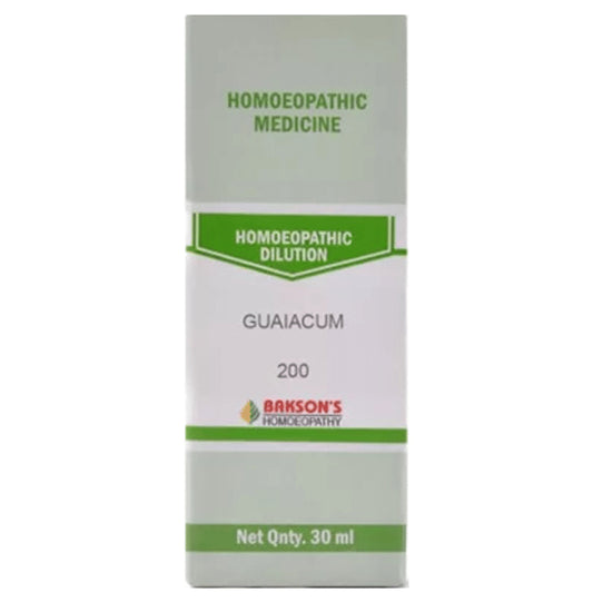 Bakson's Homeopathy Guaiacum Dilution 200 - Classic Derma
