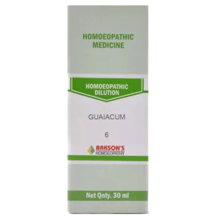 Bakson's Homeopathy Guaiacum Dilution 6 CH - Classic Derma