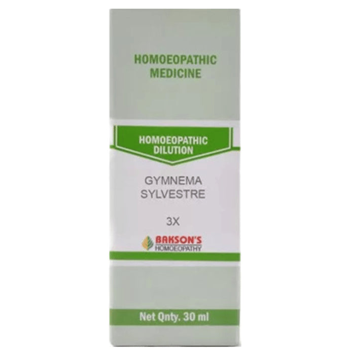Bakson's Homeopathy Gymnema Sylvestre Dilution 3X - Classic Derma